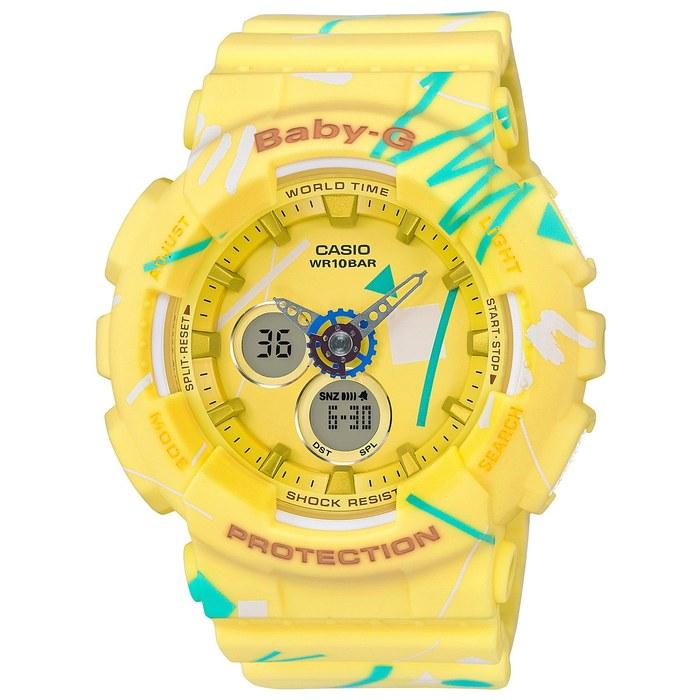 [Casio] BABY-G BA-120SC-9AJF Women s Watch - Yellow Dial