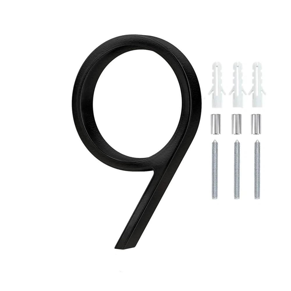 Outdoor Use Metal House Numbers Modern Design House Number Sign  Yard Decoration