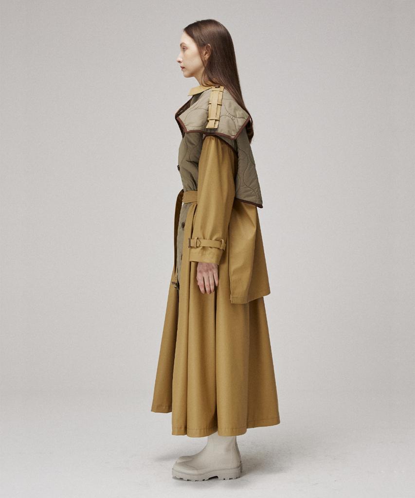 Mmam Quilting Signature Trench Coat
