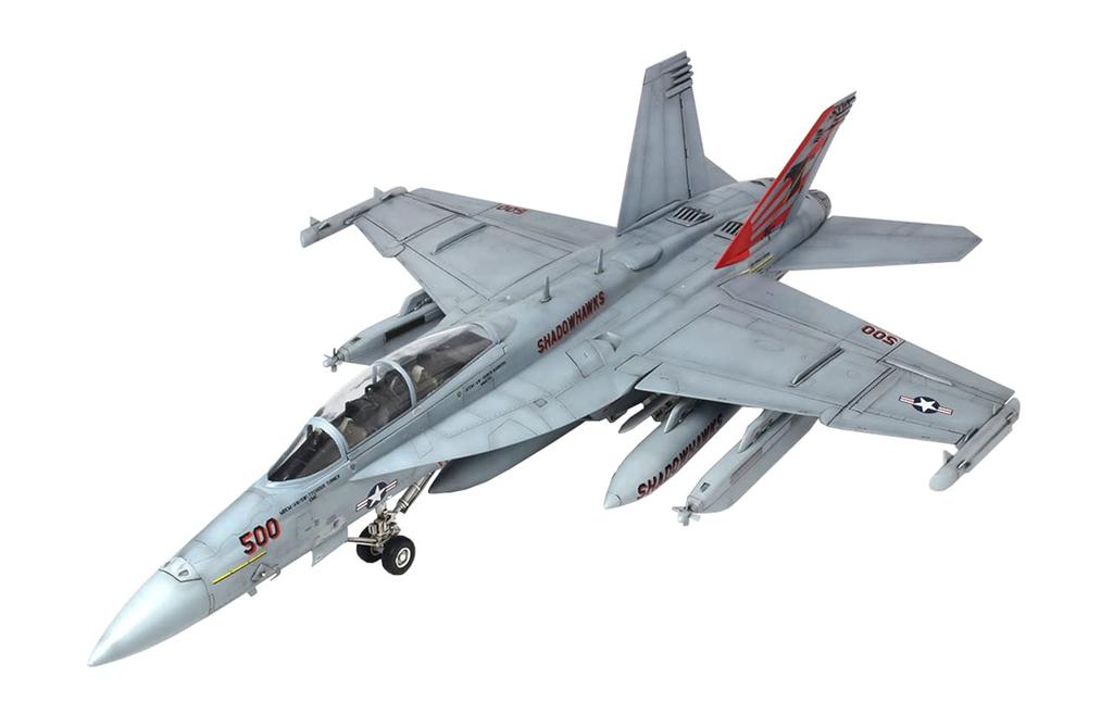 Aircraft Series US Navy Electronic Warfare Aircraft Growler Shadow Hawks Plastic Model Platz/Italeri 1/48 EA-18G VAQ-141 TPA-4