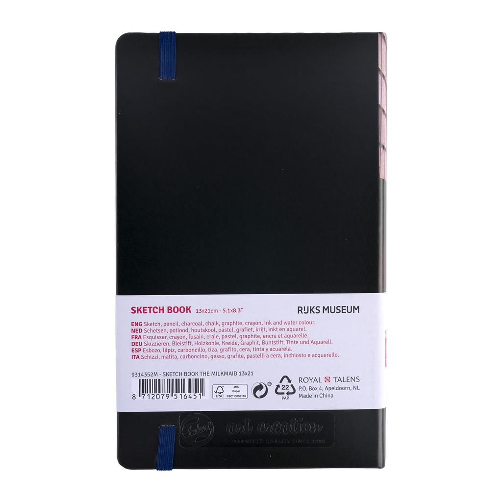 Talens Japan Art Creation Sketchbook Drawing Notebook 13 x 21cm Vermeer T9314-352M 478654