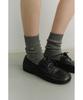 Deonseuteu Classic Logo Socks_Udss6E102_Charcoal Gray