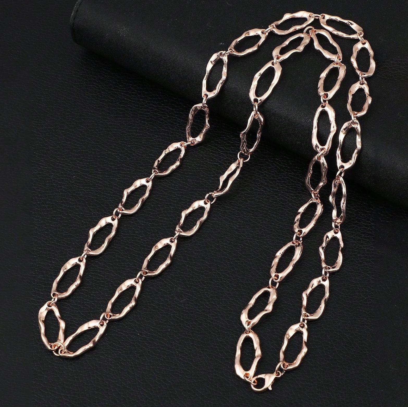 

Подвеска Кольцо Комбинация Кубинская Длинная Цепочка Нишевый Дизайн Универсальная Женщина