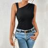 New Summer Casual Temperament Slim Fit Sexy Vest T-Shirt Sleeveless Suspender Versatile Top Strapless Women