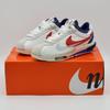 DQ0581-100 Sacai Zoom Cortez White University Red Blue Light Cream (Men's)