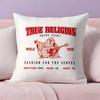 T-True R-Religion Pillow Case  Ultra Soft Skin Friendly Fabric Cloud Like Comfort & Concealed Zipper