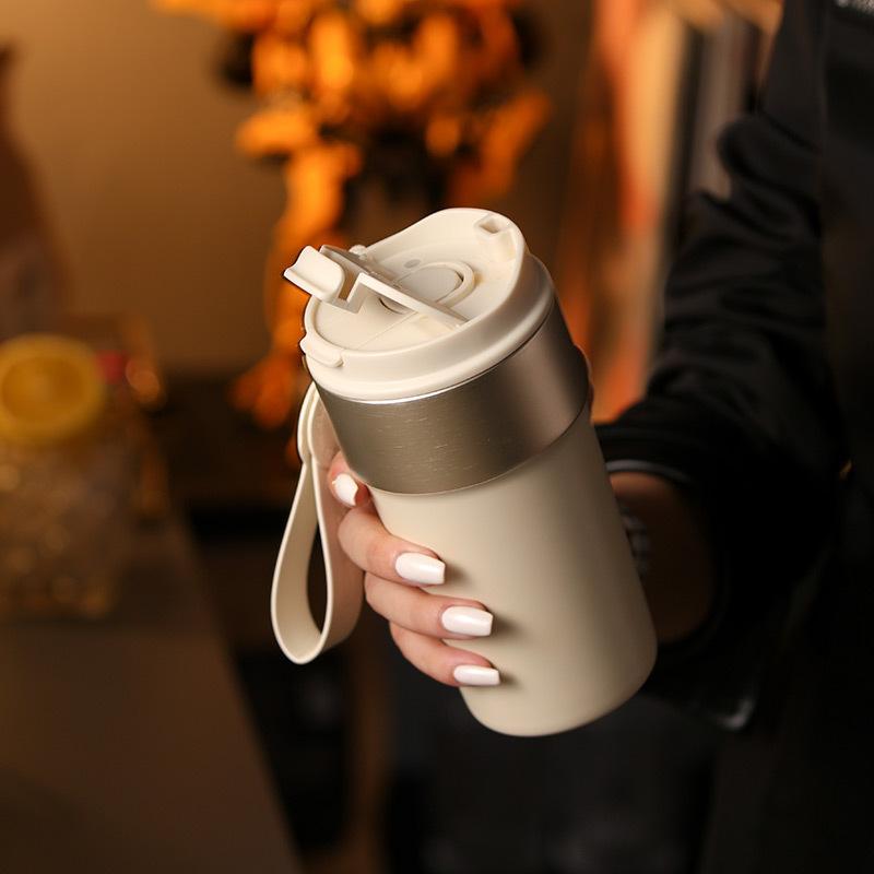Convenient Insulated Cup 316 Stainless Steel with Lid Leak Proof Water Cup Travel Cup Keep Hot and Cold Fitness Outdoor