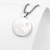New Fashion Moon Sun Big Tree Pendant Sun Moon Mountain Necklace Jewelry