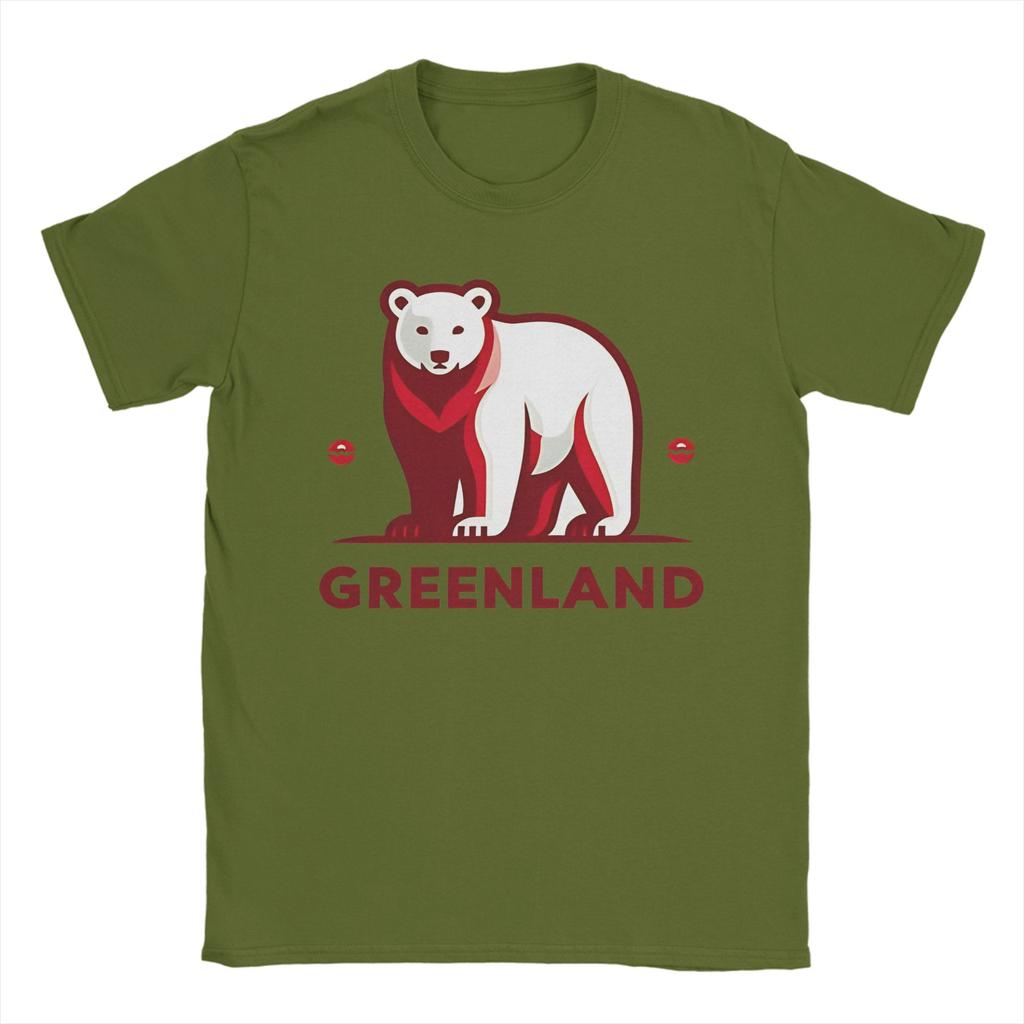 MAGA Greenland Bear TShirt Unisex Women Awesome 100 Cotton Tee Shirt Crewneck Short Sleeve T Shirt Original Clothing