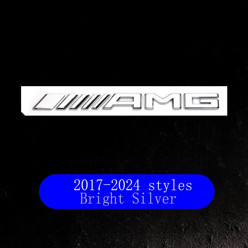 GLC GLB AMG Logo Car Tail Trunk Auto Emblem Sticker Accessories For Mercedes Benz Brabus Smart Maybach W204 GLC CLA W205 W203 W