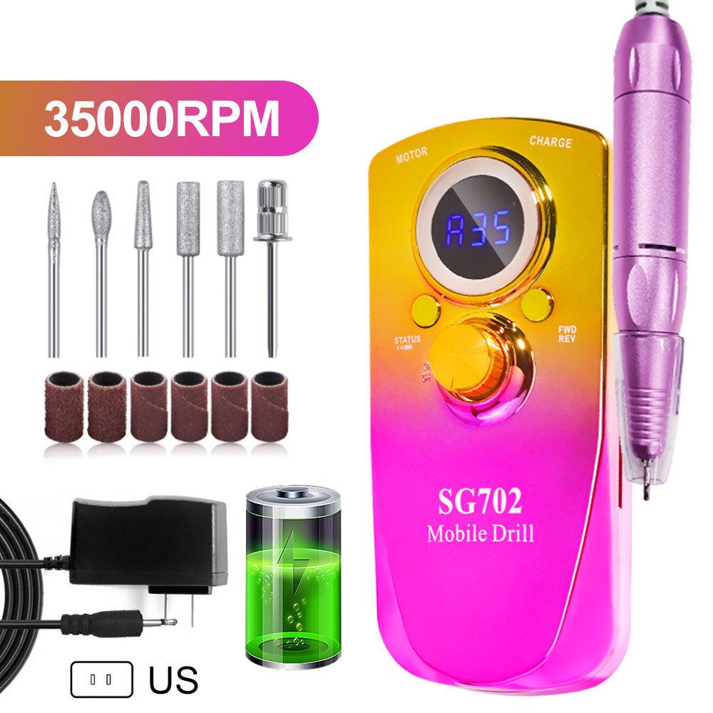 

Высокомощный портативный электрический набор для маникюра 35 000 об/мин