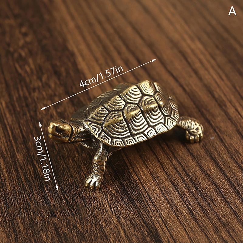 1PCS Antique Brass Eagle Crane Statue Small Ornaments Vintage Brass Animal Figurines Crafts Desk Home Decor Accessories Gifts