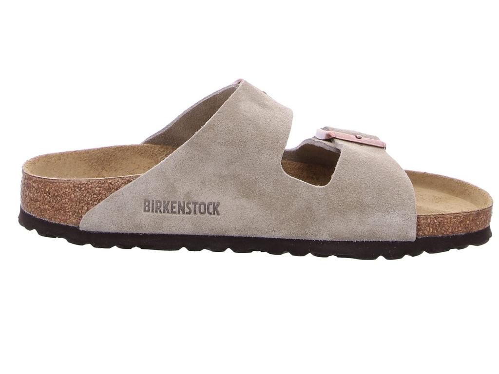 Birkenstock Arizona Leather 051463 Taupe Cm (Narrow Width) Women's 23.0