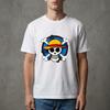 Summer Breathable T - Shirt One Piece Monkey D. Luffy Skull Pirate Flag Graphic Print Casual Wear for Shopping Unisex 2026 New