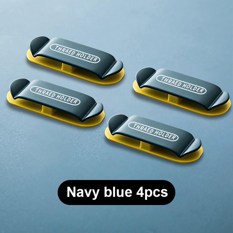 Fixing Clamp for Power Cord Hook Wire Cable Winder Holder Home Appliance Plug Organizer Device Data Line Management Clips