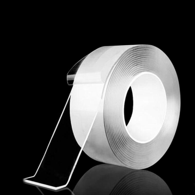 1/2/3/5M Nano Double Sided Tape Transparent Reusable Waterproof Adhesive Tapes