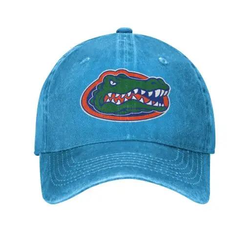Baseballkappe Unisex Florida Modekappen Hüte für Krokodil-Logo Asquette Homme Dad Hat für Unisex Trucker Cap