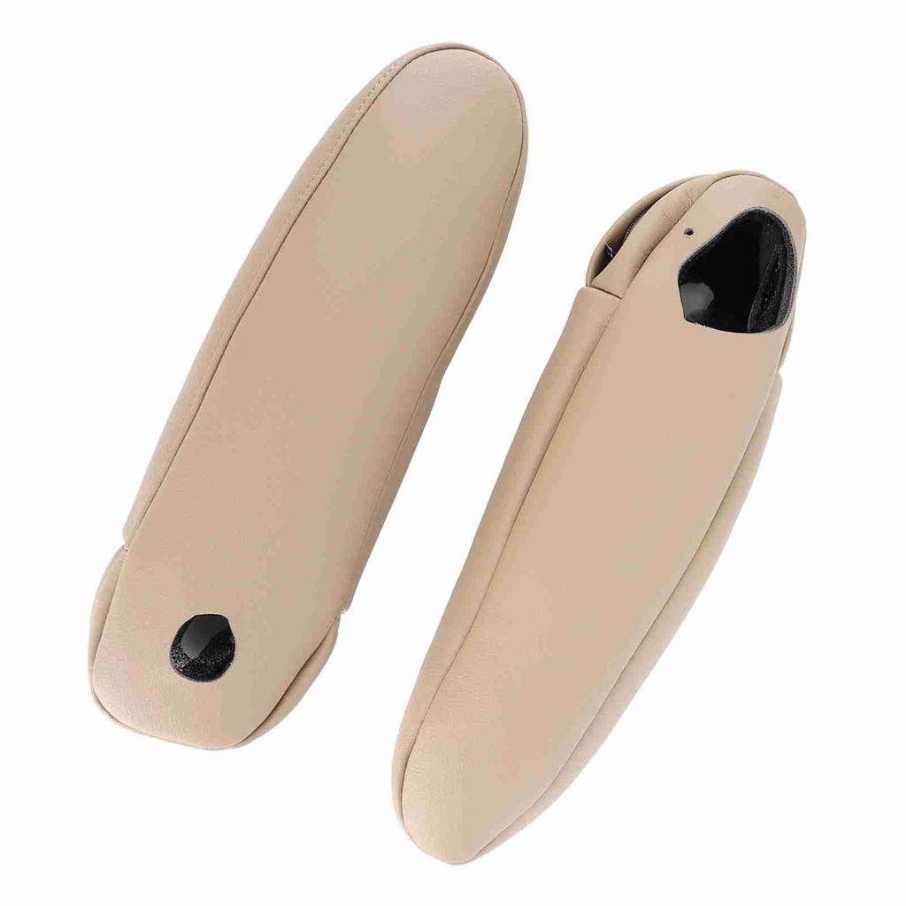 2Pcs Car Seat Armrest Synthetic Leather Cover for Lexus RX 300 330 350 2003?2009Beige