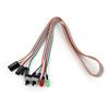 Durable Computer Case Power on PC Desktop Reset Computer Cables Connectors Switch Cable