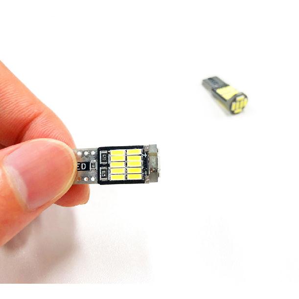 10PCS T10 W5W LED Bulbs 4014 26SMD Canbus 168 194 Signal Lamp White For Car Interior Parking Position Light Map Dome Light Bulbs 7