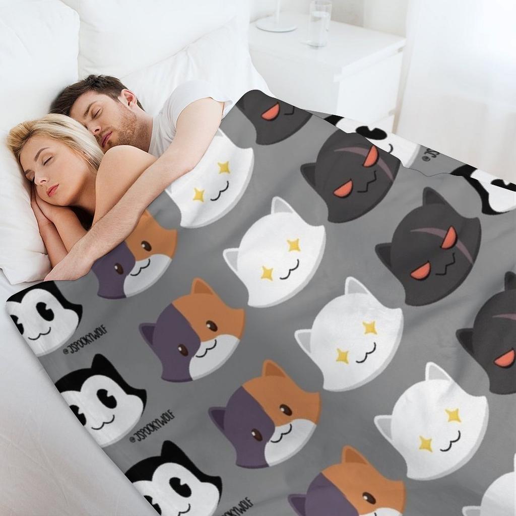 Miau Wurfdecke Decken für Baby Flanell Bettüberwürfe für Winter Decken