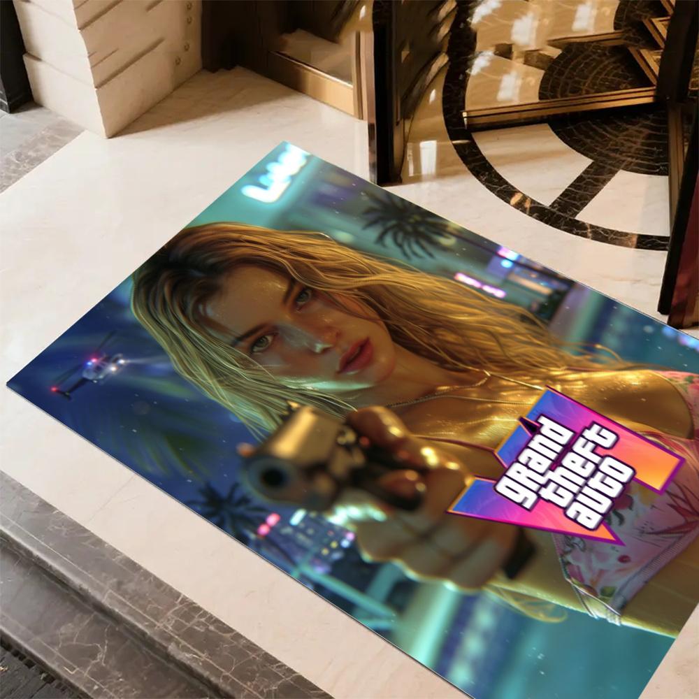 Grand Theft Auto Most Area Rug Perfect For Dining Room Foyer Kitchen Decorate Room Antislip Rug Decorate Offices Wedding Party Gift