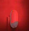 670nm Red Night Light with Ambient & Seven-Color Options, Light Sensing Bedside Lamp for Feeding