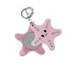 Keyring Mirror Pendant Starfish Animals Bag Pendant Fashion Acrylic Keychain  Gift