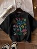 Unisex Vintage Marine Animal Graphic T‑Shirt Ocean Creatures Whale Octopus Print Short Sleeve Casual Summer Tee For Men Women