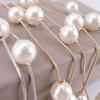 Korean Style Double Layer Pearl Sweater Chain Necklace 