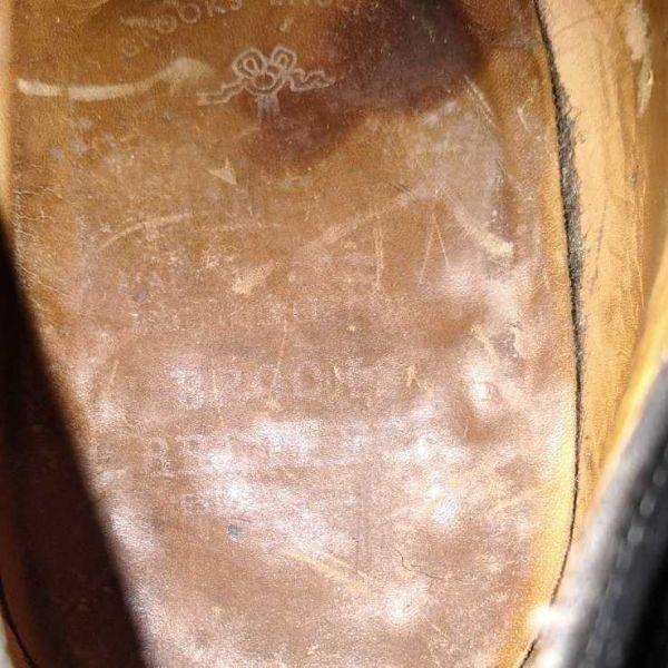 Old Church × Brooks Brothers Größe 41.0 C 25.5-26.0 ca. Schwarz(GEBRAUCHT)