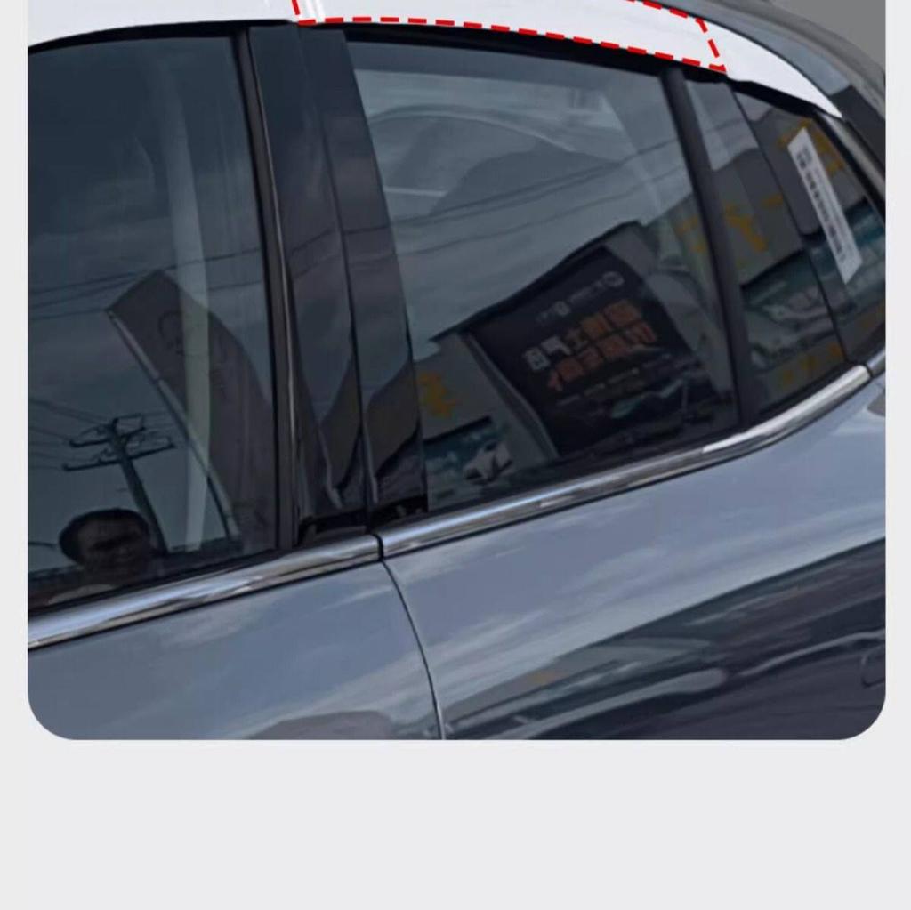 For Geely Galaxy E5 2024 2025 CarAluminum Alloy Three Dimensional Window Visor Rain Proof Ventilation Modified Exterior