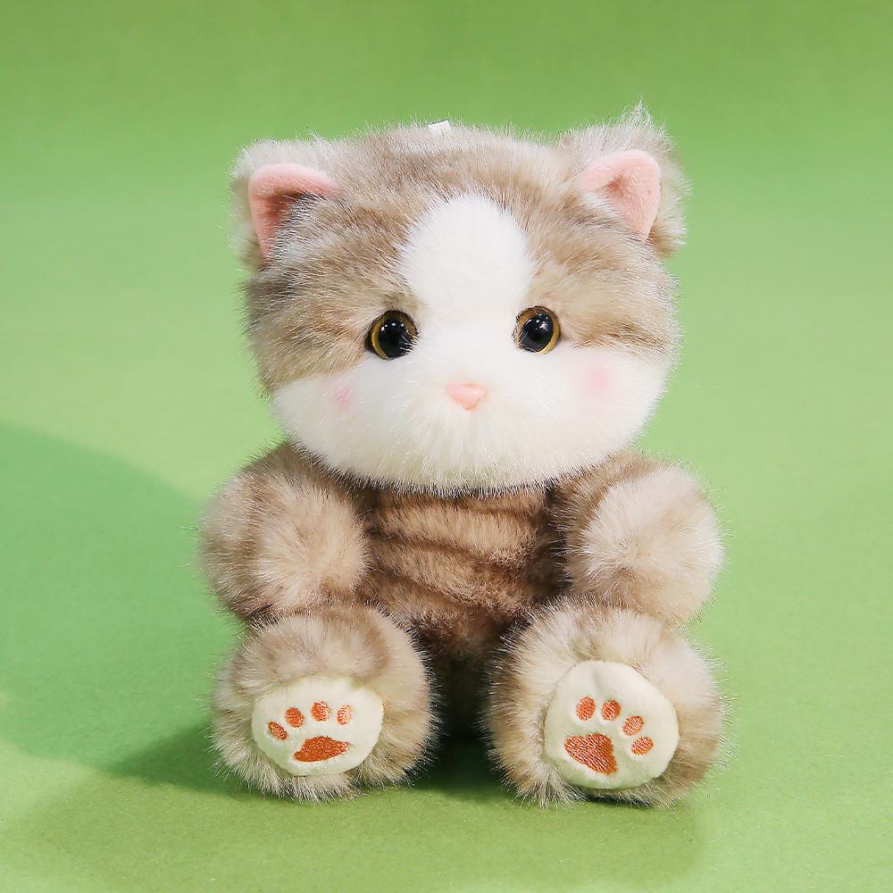 Plush Cat Toy With Ultra Soft Short Plush For Girls And Kids Gift