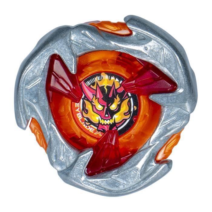 Beyblade X, Starter Pack Hammer Incendio 3-70H UX avec toupie de type équilibre et lanceur, des 8 ans