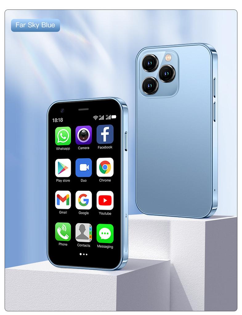 Android Phone Pocket Small Smartphone 3G Mini Phone SOYES XS15 Google International