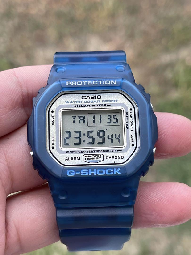 

[Б/У] CASIO G-SHOCK синие часы