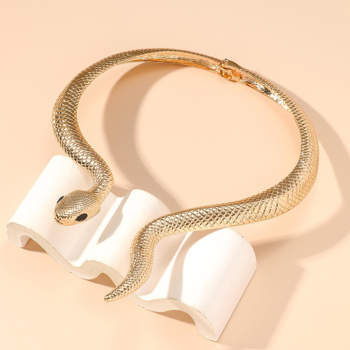 

Ошейник-чокер в виде змеи и дракона для женщин, винтажный аксессуар для вечеринок
