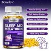 Bcuelov Melatonin Sleep Aid Capsules 50mg Melatonin Magnesium Theanine combined with Chamomile and other herbs improve sleep quality