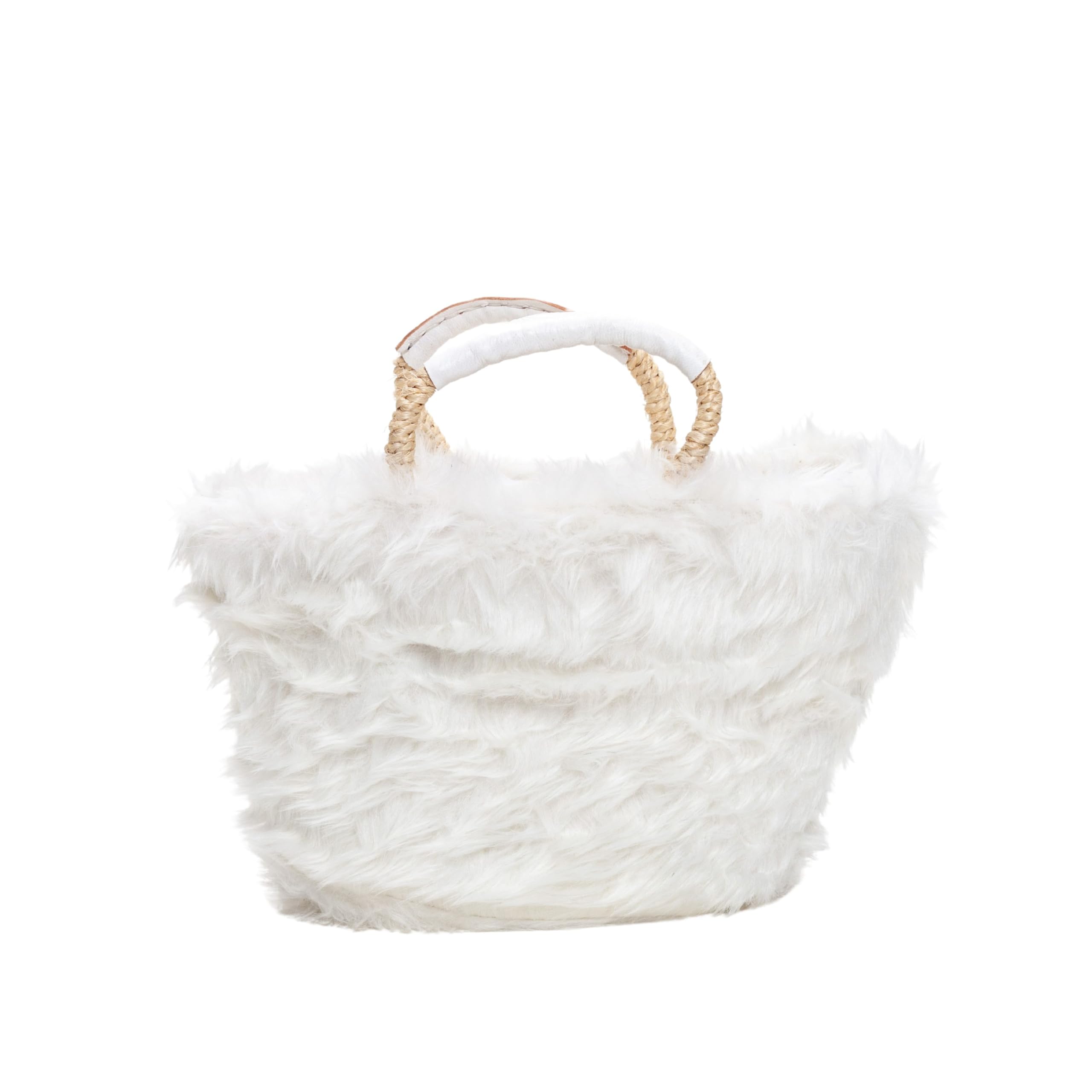 Фатима Марокко Эко-меховая корзина Средняя