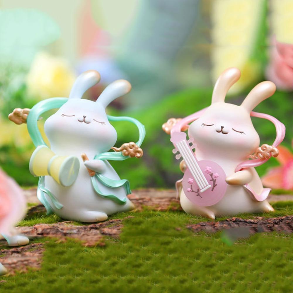 Colorful Anime Figure Model Cute Style Ancient Costume Girl Doll Bunny Series Model Toy Gift Toys