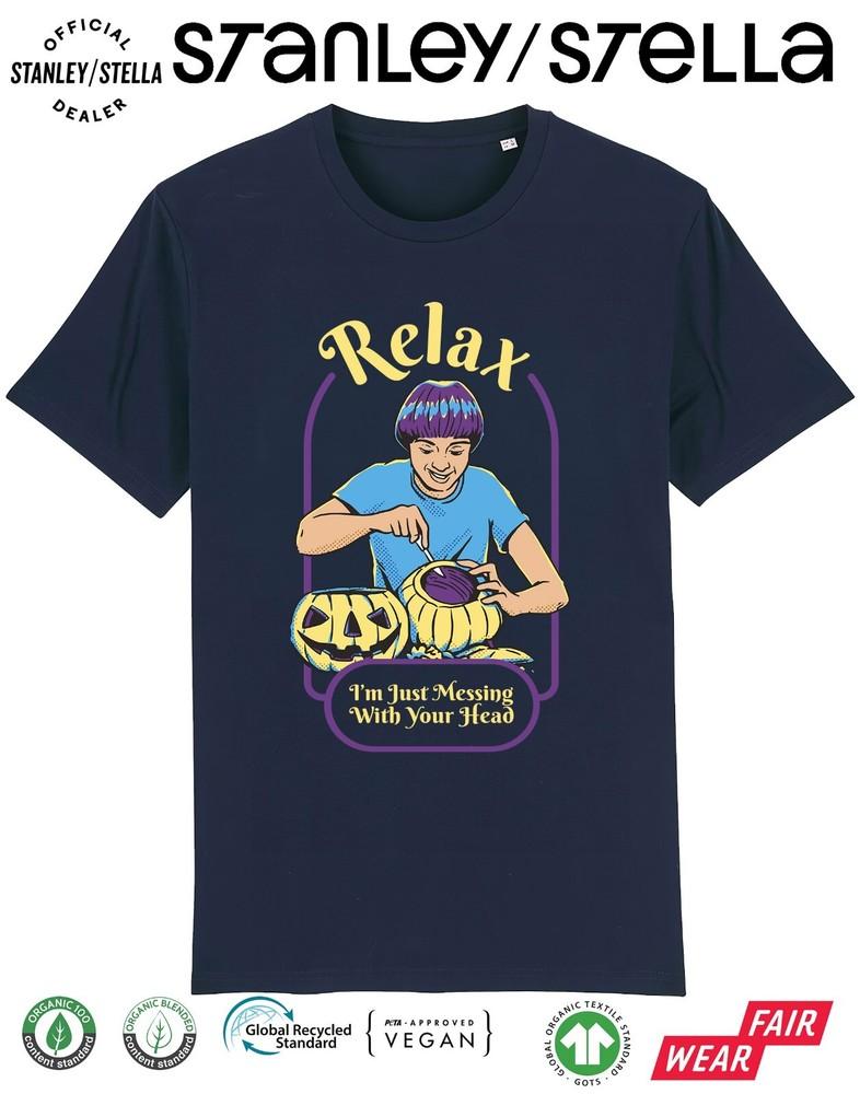 

Pumpkin Carving Messing With Your Head HALLOWEEN T-Shirt Kids Childrens Spooky 2XL