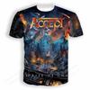 T-shirt Stampa 3D Rock Band Accept Uomo Moda Taglie Forti Manica Corta Bambini Hip Hop Sportive Top Magliette Abbigliamento Uomo Vintage
