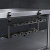 Two-Tier Under-Desk Cable Management Rack Compact for Home Office, Study Area