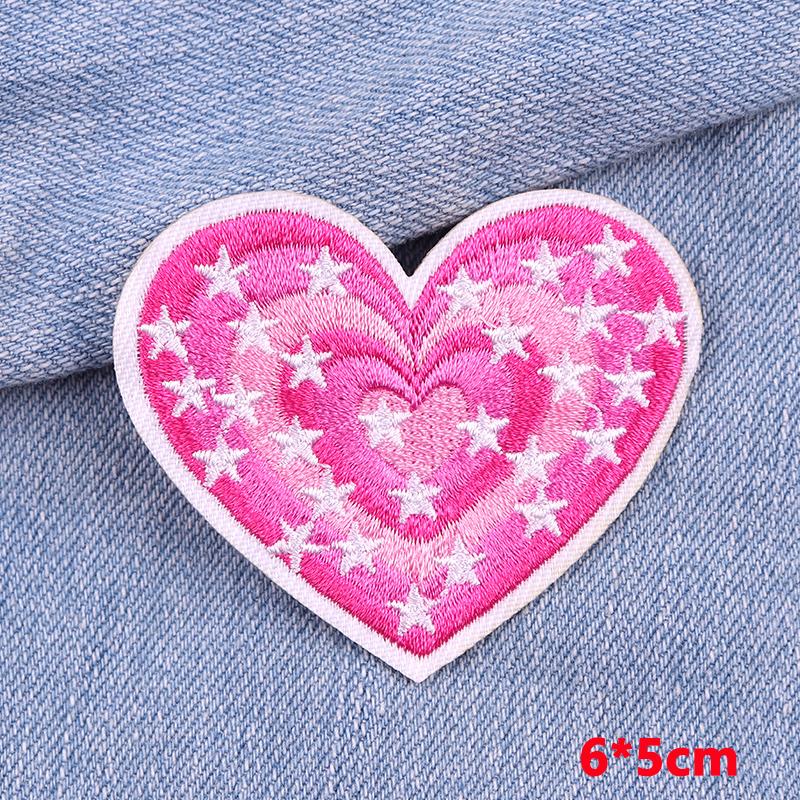 Hats Sew /Ironing Embroidered Patches Cartoon /Mushroom Planet Patch Iron On Patches For Clothing Thermoadhesive Patches Sew Badge