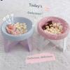 New Spine Protection Pet Bowl High Feet Neck Protection Cat Bowl With Stand Pet Food Bowl Pet Supplies