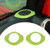 Car A-Pillar Dashboard Horn Speaker Trim Cover For Jeep Wrangler JK 15-17 Green