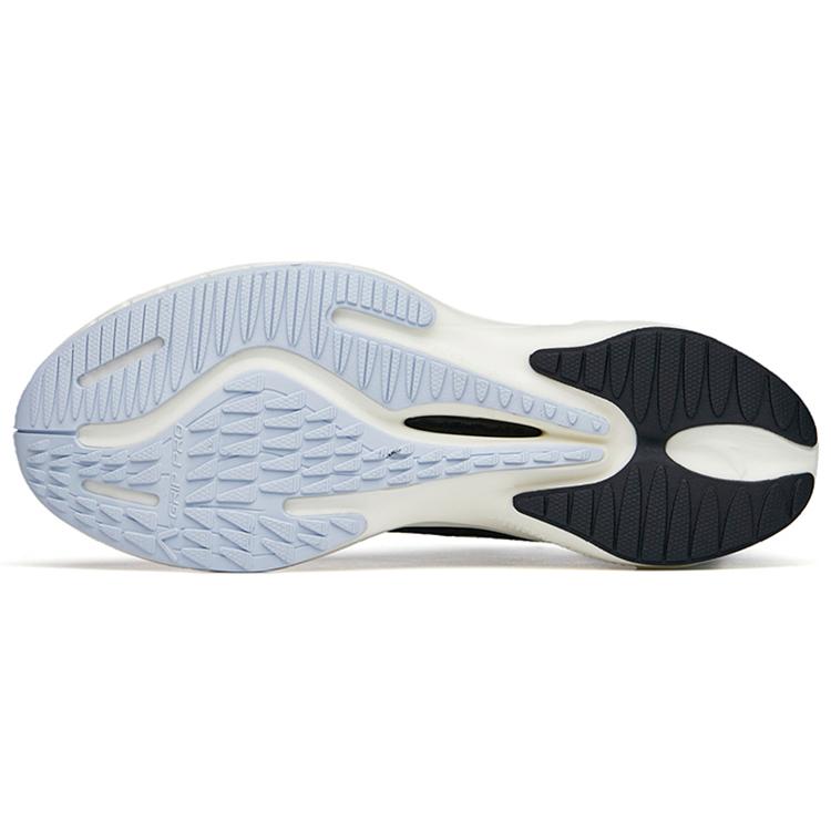 New Anta Running Collection Anti Slip Wear Resistant Low Top Running Shoes Women's Black Purple 122225585-8