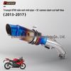 Motorcycle 675 Carbon Fiber Tail Modification Exhaust Muffler, 2006-2017