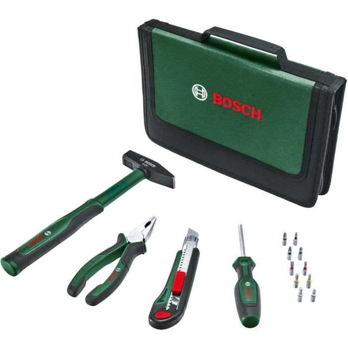 Bosch Set outils à main Easy Starter 14 pièces