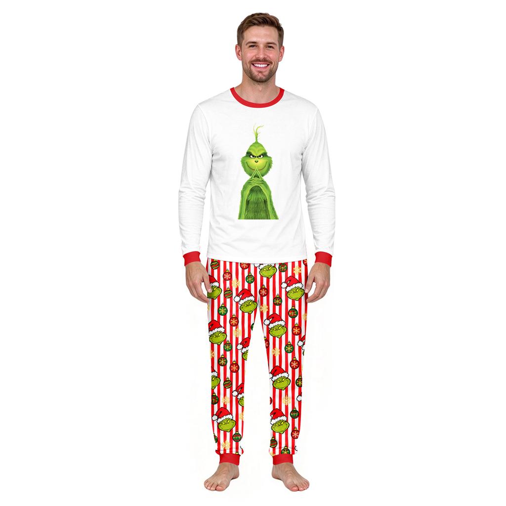 Christmas Print Crewneck Top and Jogger Pants Set, 2 Piece Holiday Outfit for Casual Wear